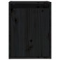 vidaXL Armario de pared 2 uds madera maciza de pino negro 30x30x40 cm vidaXL Armario de pared 2 uds madera maciza de pino negro 30x30x40 cm
