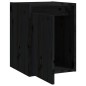 vidaXL Armario de pared 2 uds madera maciza de pino negro 30x30x40 cm vidaXL Armario de pared 2 uds madera maciza de pino negro 30x30x40 cm
