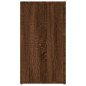 vidaXL Aparador de madera contrachapada marrón roble 100x33x59,5 cm vidaXL Aparador de madera contrachapada marrón roble 100x33x59,5 cm