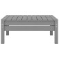 vidaXL Conjunto de muebles de jardín 3 piezas madera maciza pino gris vidaXL Conjunto de muebles de jardín 3 piezas madera maciza pino gris