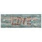 vidaXL Alfombra de cocina lavable Love 45x150 cm vidaXL Alfombra de cocina lavable Love 45x150 cm