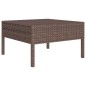 vidaXL Set muebles de jardín 6 pzas y cojines ratán sintético marrón vidaXL Set muebles de jardín 6 pzas y cojines ratán sintético marrón