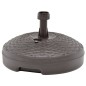 vidaXL Base de sombrilla rellenable arena/agua ratán de plástico 20 L vidaXL Base de sombrilla rellenable arena/agua ratán de plástico 20 L