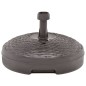 vidaXL Base de sombrilla rellenable arena/agua ratán de plástico 20 L vidaXL Base de sombrilla rellenable arena/agua ratán de plástico 20 L
