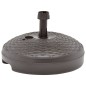vidaXL Base de sombrilla rellenable arena/agua ratán de plástico 20 L vidaXL Base de sombrilla rellenable arena/agua ratán de plástico 20 L