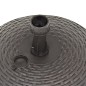 vidaXL Base de sombrilla rellenable arena/agua ratán de plástico 20 L vidaXL Base de sombrilla rellenable arena/agua ratán de plástico 20 L