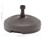 vidaXL Base de sombrilla rellenable arena/agua ratán de plástico 20 L vidaXL Base de sombrilla rellenable arena/agua ratán de plástico 20 L