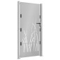vidaXL Puerta de jardín acero corten diseño hierba 105x180 cm vidaXL Puerta de jardín acero corten diseño hierba 105x180 cm