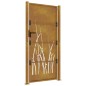 vidaXL Puerta de jardín acero corten diseño hierba 105x180 cm vidaXL Puerta de jardín acero corten diseño hierba 105x180 cm