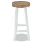 vidaXL Taburete de cocina de madera de teca vidaXL Taburete de cocina de madera de teca