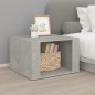 vidaXL Mesita de noche madera contrachapada gris hormigón 57x55x36 cm vidaXL Mesita de noche madera contrachapada gris hormigón 57x55x36 cm