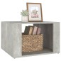 vidaXL Mesita de noche madera contrachapada gris hormigón 57x55x36 cm vidaXL Mesita de noche madera contrachapada gris hormigón 57x55x36 cm