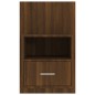 vidaXL Mesita de noche de pared marrón roble vidaXL Mesita de noche de pared marrón roble