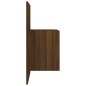 vidaXL Mesita de noche de pared marrón roble vidaXL Mesita de noche de pared marrón roble