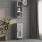 vidaXL Armario pared madera contrachapada gris Sonoma 34,5x32,5x90 cm vidaXL Armario pared madera contrachapada gris Sonoma 34,5x32,5x90 cm