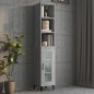 vidaXL Armario pared madera contrachapada gris Sonoma 34,5x32,5x90 cm vidaXL Armario pared madera contrachapada gris Sonoma 34,5x32,5x90 cm
