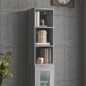 vidaXL Armario pared madera contrachapada gris Sonoma 34,5x32,5x90 cm vidaXL Armario pared madera contrachapada gris Sonoma 34,5x32,5x90 cm