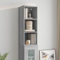 vidaXL Armario pared madera contrachapada gris Sonoma 34,5x32,5x90 cm vidaXL Armario pared madera contrachapada gris Sonoma 34,5x32,5x90 cm