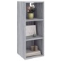 vidaXL Armario pared madera contrachapada gris Sonoma 34,5x32,5x90 cm vidaXL Armario pared madera contrachapada gris Sonoma 34,5x32,5x90 cm