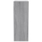 vidaXL Armario pared madera contrachapada gris Sonoma 34,5x32,5x90 cm vidaXL Armario pared madera contrachapada gris Sonoma 34,5x32,5x90 cm