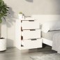 vidaXL Mesita de noche blanca 40x36x65 cm vidaXL Mesita de noche blanca 40x36x65 cm