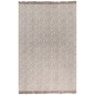 vidaXL Alfombra de algodón Kilim 120x180 cm estampado gris topo