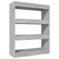 vidaXL Estantería madera contrachapada gris Sonoma 80x30x103 cm vidaXL Estantería madera contrachapada gris Sonoma 80x30x103 cm