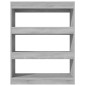 vidaXL Estantería madera contrachapada gris Sonoma 80x30x103 cm vidaXL Estantería madera contrachapada gris Sonoma 80x30x103 cm