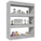 vidaXL Estantería madera contrachapada gris Sonoma 80x30x103 cm vidaXL Estantería madera contrachapada gris Sonoma 80x30x103 cm