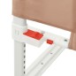 vidaXL Barandilla de seguridad cama de niño gris taupe tela 200x25 cm vidaXL Barandilla de seguridad cama de niño gris taupe tela 200x25 cm