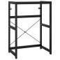 vidaXL Estructura de lavabo de hierro negro 59x38x83 cm vidaXL Estructura de lavabo de hierro negro 59x38x83 cm