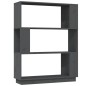 vidaXL Estantería/divisor de espacios madera pino gris 80x25x101 cm vidaXL Estantería/divisor de espacios madera pino gris 80x25x101 cm