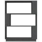vidaXL Estantería/divisor de espacios madera pino gris 80x25x101 cm vidaXL Estantería/divisor de espacios madera pino gris 80x25x101 cm