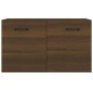 vidaXL Armario pared madera contrachapada marrón roble 60x36,5x35 cm