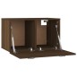 vidaXL Armario pared madera contrachapada marrón roble 60x36,5x35 cm