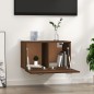 vidaXL Armario pared madera contrachapada marrón roble 60x36,5x35 cm