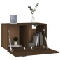 vidaXL Armario pared madera contrachapada marrón roble 60x36,5x35 cm