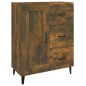 vidaXL Aparador madera contrachapada color roble ahumado 69,5x34x90 cm vidaXL Aparador madera contrachapada color roble ahumado 69,5x34x90 cm