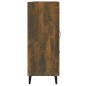 vidaXL Aparador madera contrachapada color roble ahumado 69,5x34x90 cm vidaXL Aparador madera contrachapada color roble ahumado 69,5x34x90 cm
