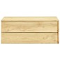vidaXL Mesa de jardín de madera de pino impregnada 75x75x31 cm vidaXL Mesa de jardín de madera de pino impregnada 75x75x31 cm