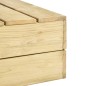 vidaXL Mesa de jardín de madera de pino impregnada 75x75x31 cm vidaXL Mesa de jardín de madera de pino impregnada 75x75x31 cm