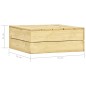vidaXL Mesa de jardín de madera de pino impregnada 75x75x31 cm vidaXL Mesa de jardín de madera de pino impregnada 75x75x31 cm