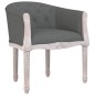 vidaXL Silla de comedor tela gris oscuro vidaXL Silla de comedor tela gris oscuro