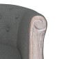 vidaXL Silla de comedor tela gris oscuro vidaXL Silla de comedor tela gris oscuro
