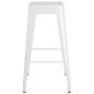 vidaXL Mesa alta y taburetes de bar 7 piezas blanco vidaXL Mesa alta y taburetes de bar 7 piezas blanco