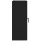 vidaXL Armario de pared madera de ingeniería negro 34,5x34x90 cm vidaXL Armario de pared madera de ingeniería negro 34,5x34x90 cm