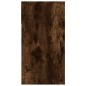 vidaXL Mesa consola madera contrachapada roble ahumado 100x39x75 cm