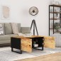 vidaXL Mesa de centro madera maciza mango y contrachapada 80x50x40 cm vidaXL Mesa de centro madera maciza mango y contrachapada 80x50x40 cm