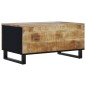 vidaXL Mesa de centro madera maciza mango y contrachapada 80x50x40 cm vidaXL Mesa de centro madera maciza mango y contrachapada 80x50x40 cm