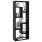 vidaXL Estante de pared madera contrachapada negro 36x16x90 cm vidaXL Estante de pared madera contrachapada negro 36x16x90 cm